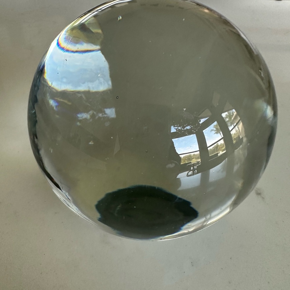 Clear Glass Sphere